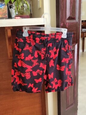 Ricky Singh Cactus Man Red Butterfly Shorts